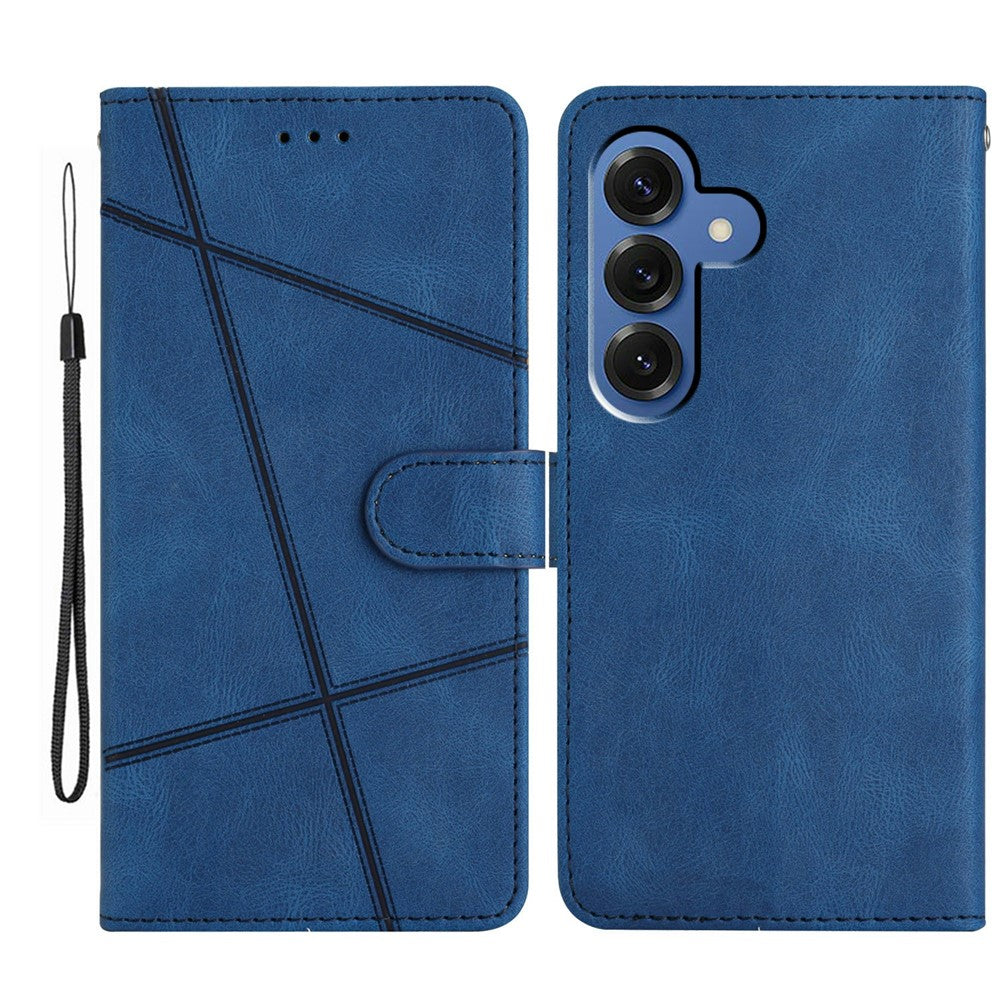 For-Samsung-Galaxy-S26-/-S26-Pro-Case-Crazy-Horse-Texture-PU-Leather-Wallet-Stand-Phone-Cover-Blue