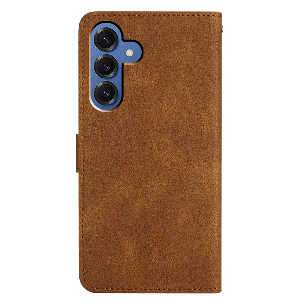 For-Samsung-Galaxy-S26-/-S26-Pro-Case-Crazy-Horse-Texture-PU-Leather-Wallet-Stand-Phone-Cover-Brown
