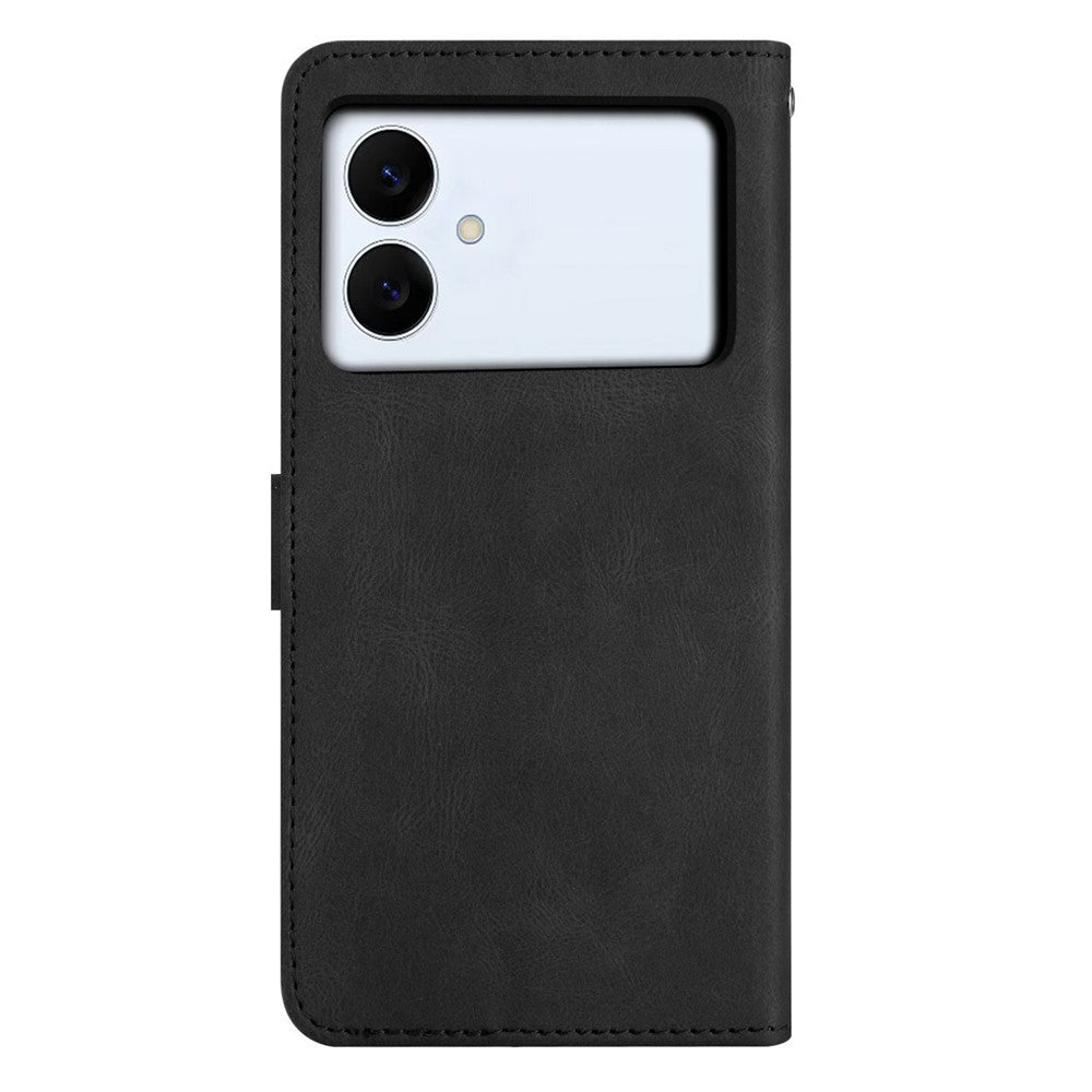 For-Samsung-Galaxy-S26-Edge-Case-Crazy-Horse-Texture-PU-Leather-Wallet-Stand-Phone-Cover-Black