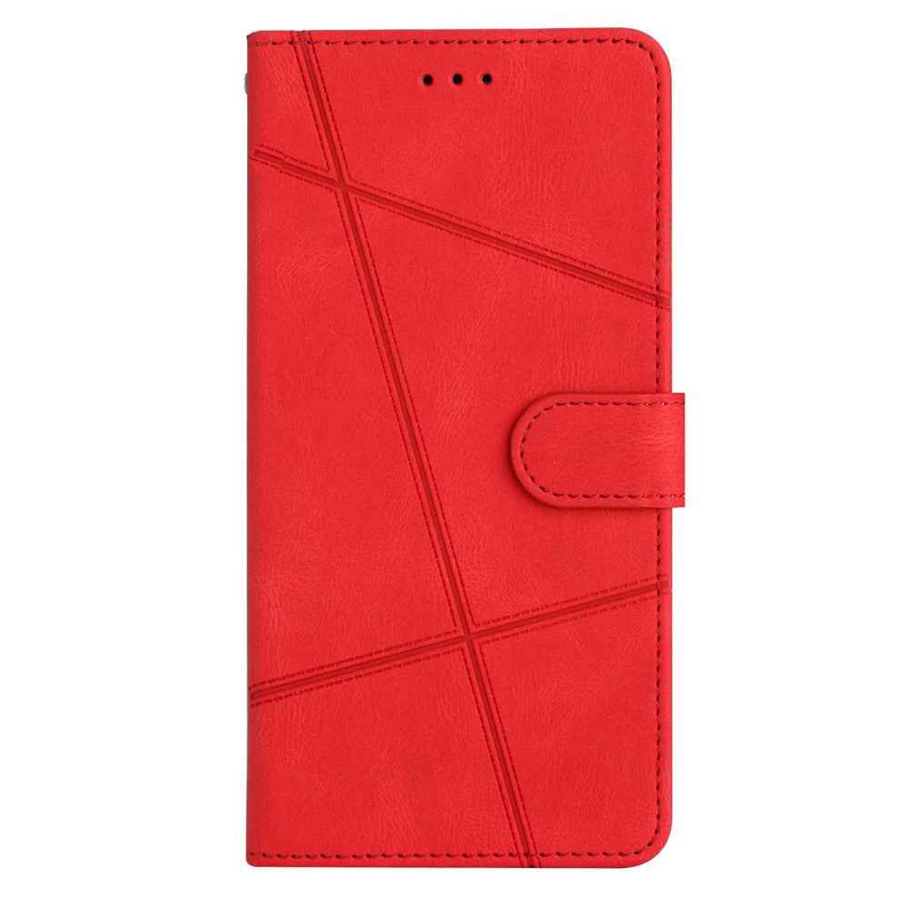 For Xiaomi 17 Pro Case Crazy Horse Texture PU Leather Wallet Stand Phone Cover - Red