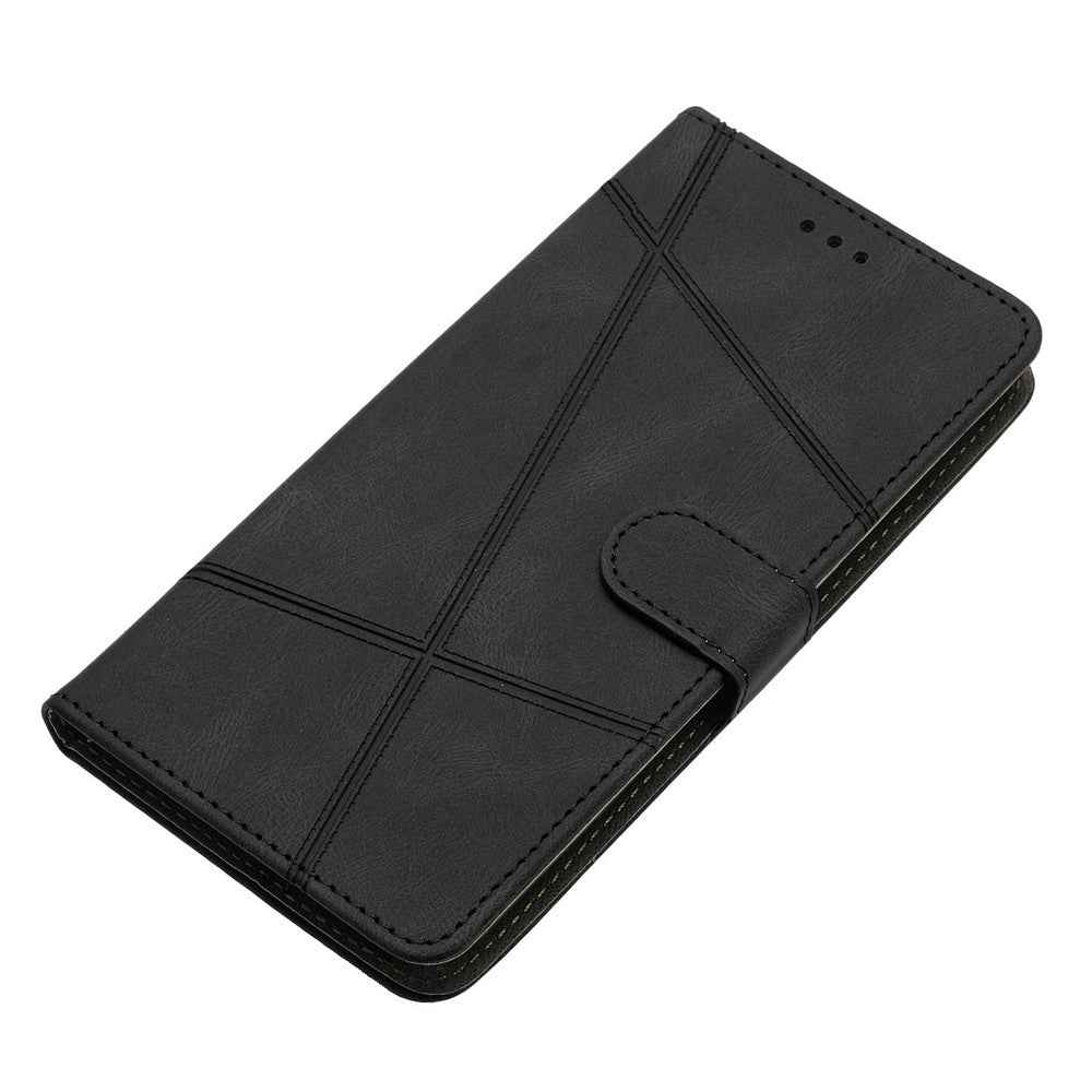 For Xiaomi 17 Pro Case Crazy Horse Texture PU Leather Wallet Stand Phone Cover - Black