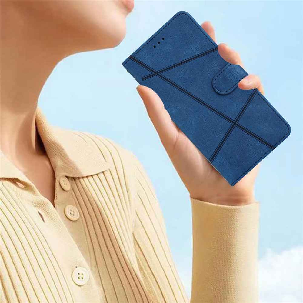 For Xiaomi 17 Pro Case Crazy Horse Texture PU Leather Wallet Stand Phone Cover - Blue