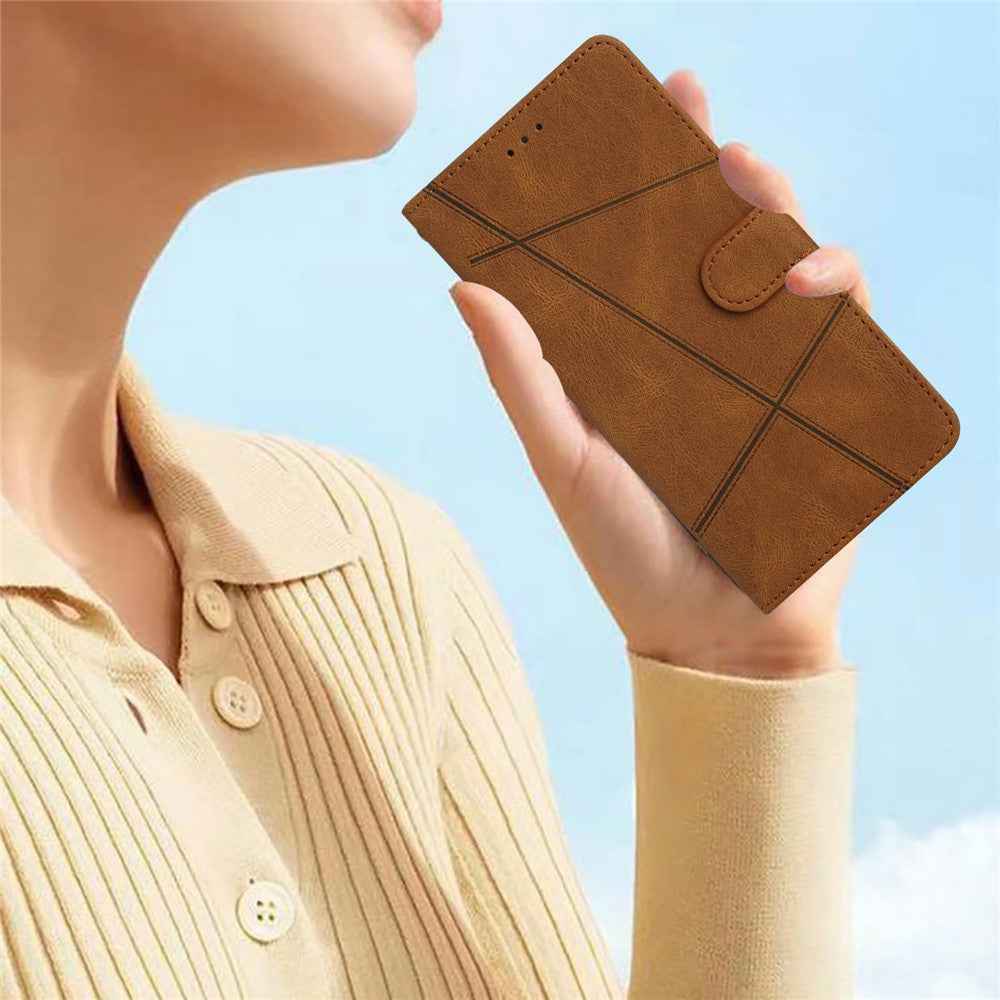 For Xiaomi 17 Pro Case Crazy Horse Texture PU Leather Wallet Stand Phone Cover - Brown