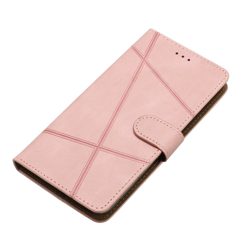 For Xiaomi 17 Pro Max Case Crazy Horse Texture PU Leather Wallet Stand Phone Cover - Rose Gold