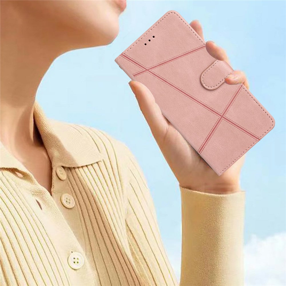 For Xiaomi 17 Pro Max Case Crazy Horse Texture PU Leather Wallet Stand Phone Cover - Rose Gold