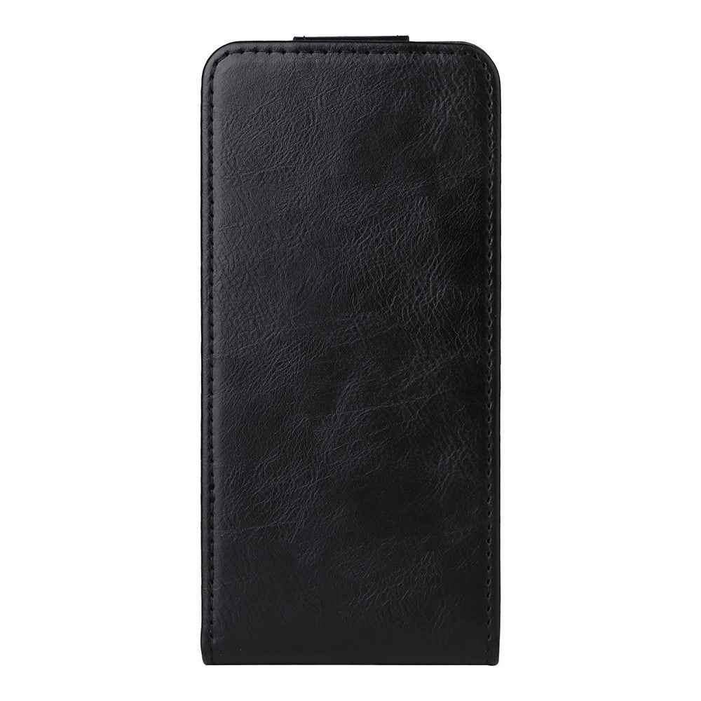 For Xiaomi 17 Pro Stand Case Magnetic Clasp Vertical Flip Leather Phone Cover with Card Holder - Black