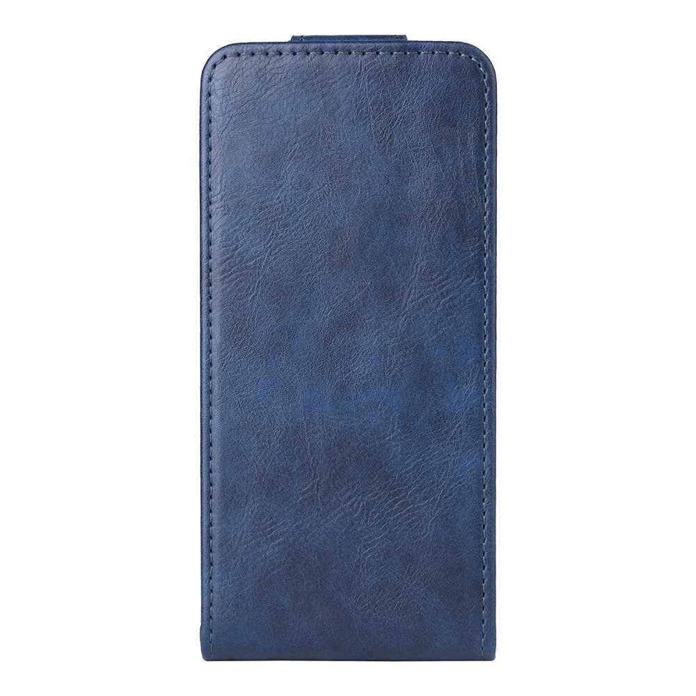 For Xiaomi 17 Pro Stand Case Magnetic Clasp Vertical Flip Leather Phone Cover with Card Holder - Dark Blue