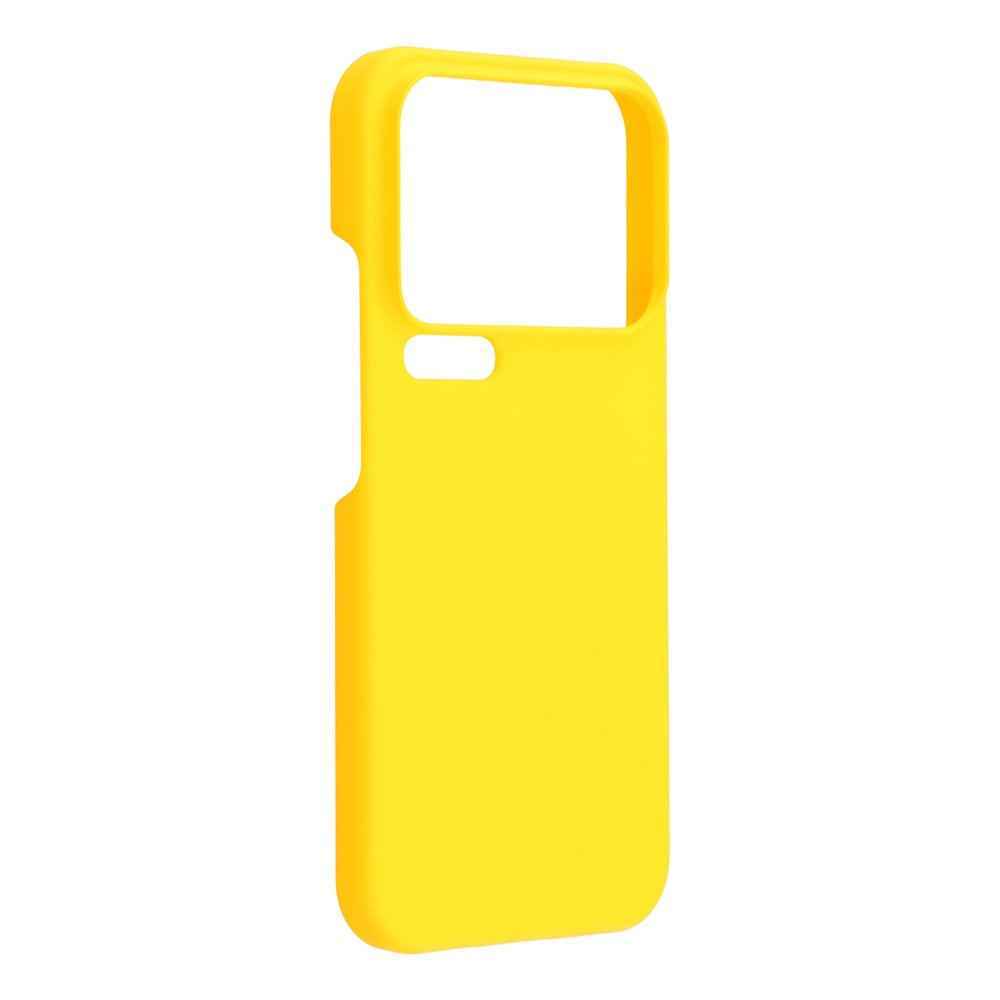 For Xiaomi 17 Pro Case Hard PC Drop Proof Frosted Minimalist Phone Cover - Yellow