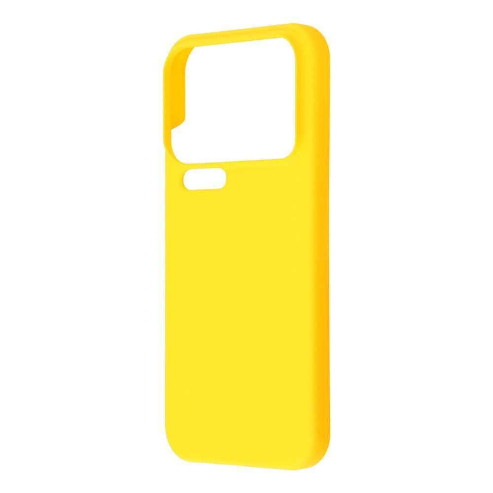 For Xiaomi 17 Pro Case Hard PC Drop Proof Frosted Minimalist Phone Cover - Yellow