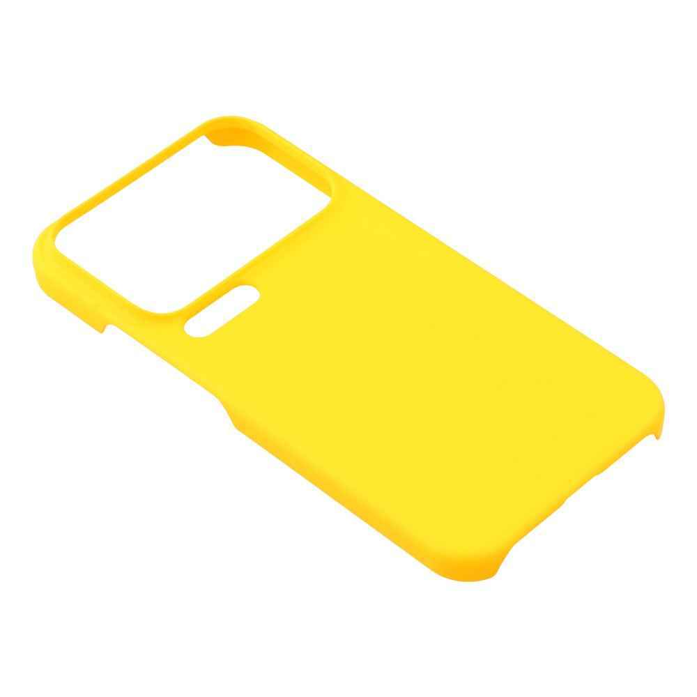 For Xiaomi 17 Pro Case Hard PC Drop Proof Frosted Minimalist Phone Cover - Yellow