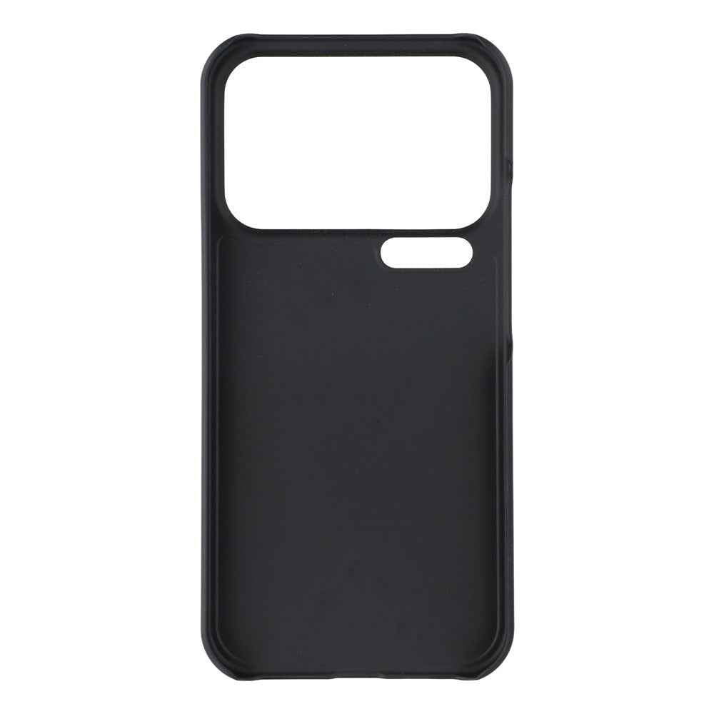 For Xiaomi 17 Pro Case Hard PC Drop Proof Frosted Minimalist Phone Cover - Black