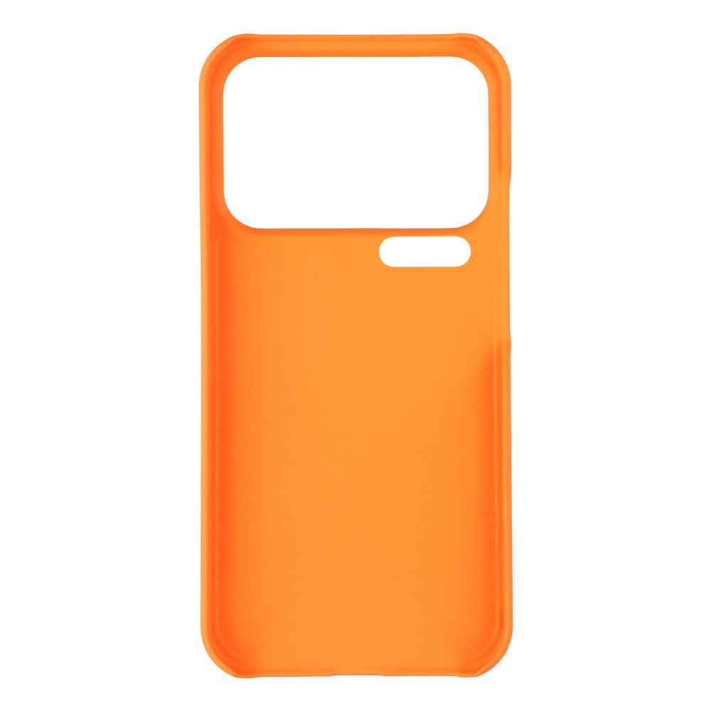 For Xiaomi 17 Pro Case Hard PC Drop Proof Frosted Minimalist Phone Cover - Orange