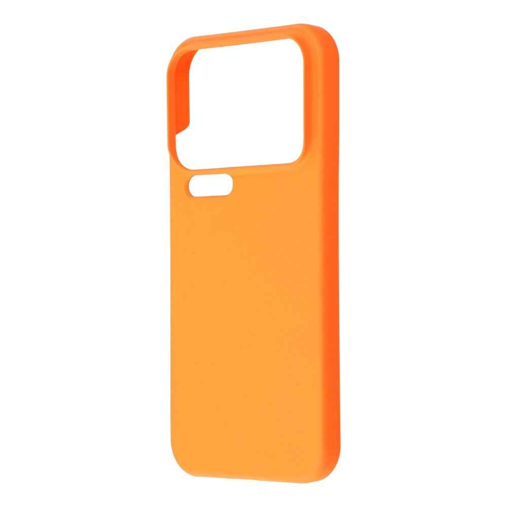 For Xiaomi 17 Pro Case Hard PC Drop Proof Frosted Minimalist Phone Cover - Orange