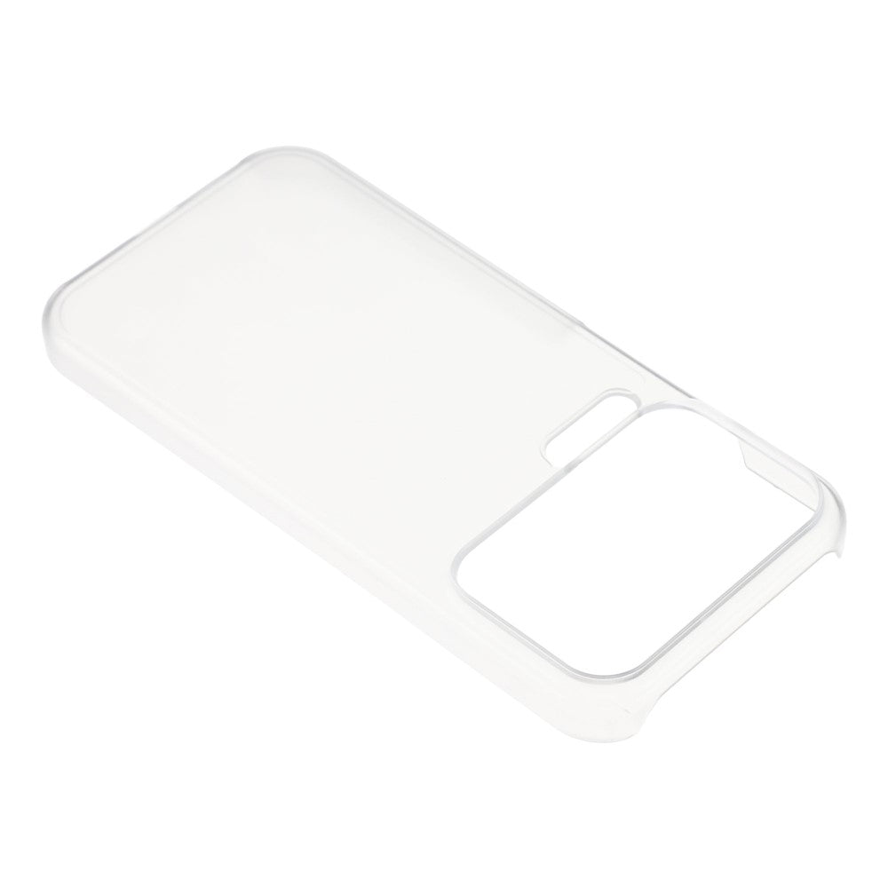 For Xiaomi 17 Pro Case Hard PC Drop Proof Frosted Minimalist Phone Cover - Transparent