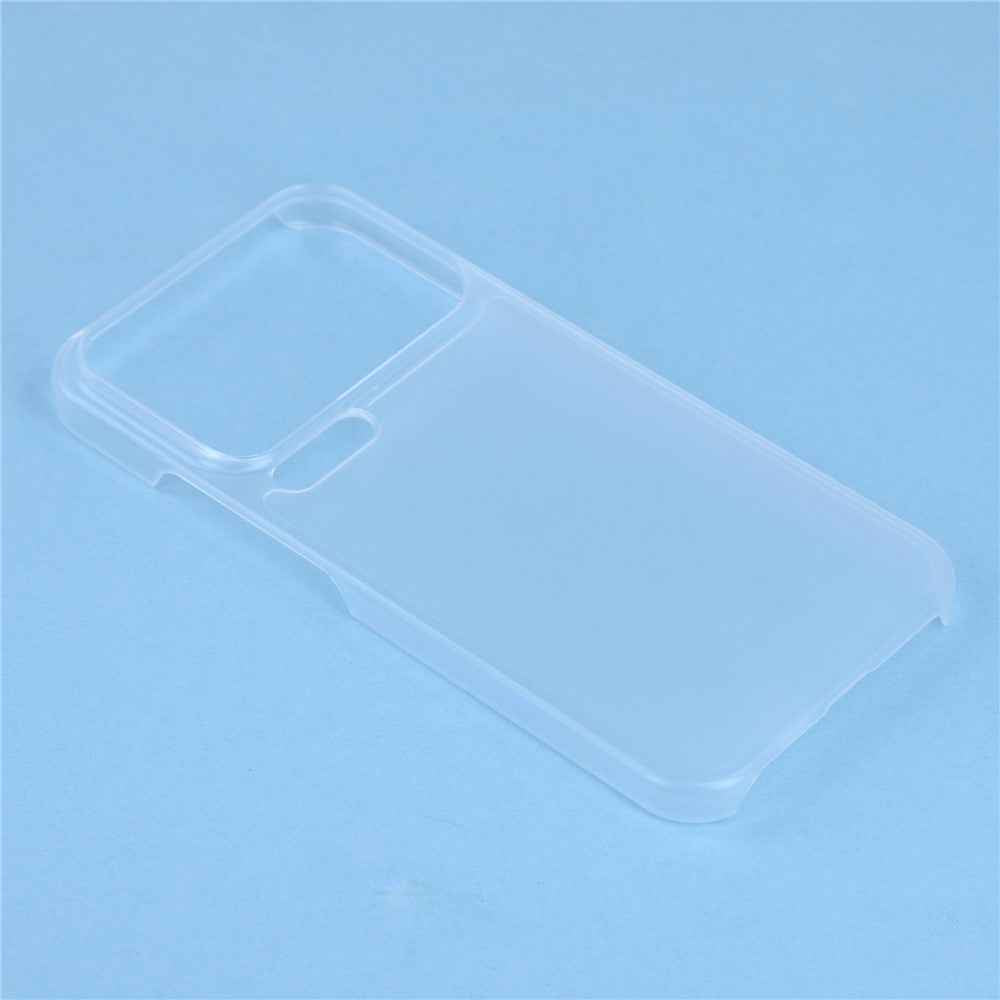 For Xiaomi 17 Pro Case Hard PC Drop Proof Frosted Minimalist Phone Cover - Transparent