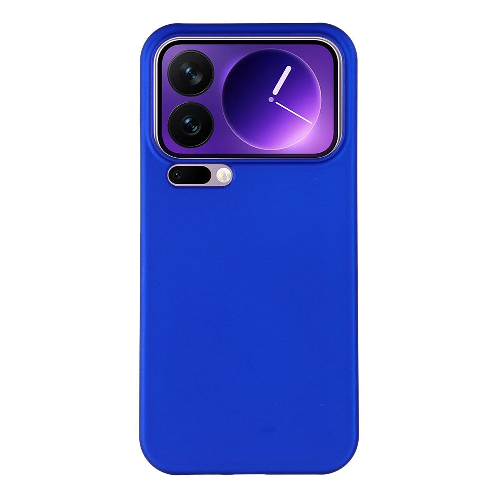 For Xiaomi 17 Pro Max Case Hard PC Drop Proof Frosted Minimalist Phone Cover - Navy Blue