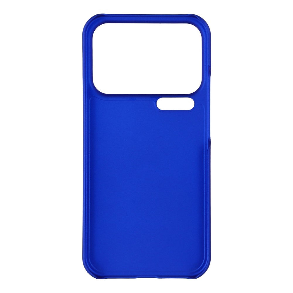 For Xiaomi 17 Pro Max Case Hard PC Drop Proof Frosted Minimalist Phone Cover - Navy Blue
