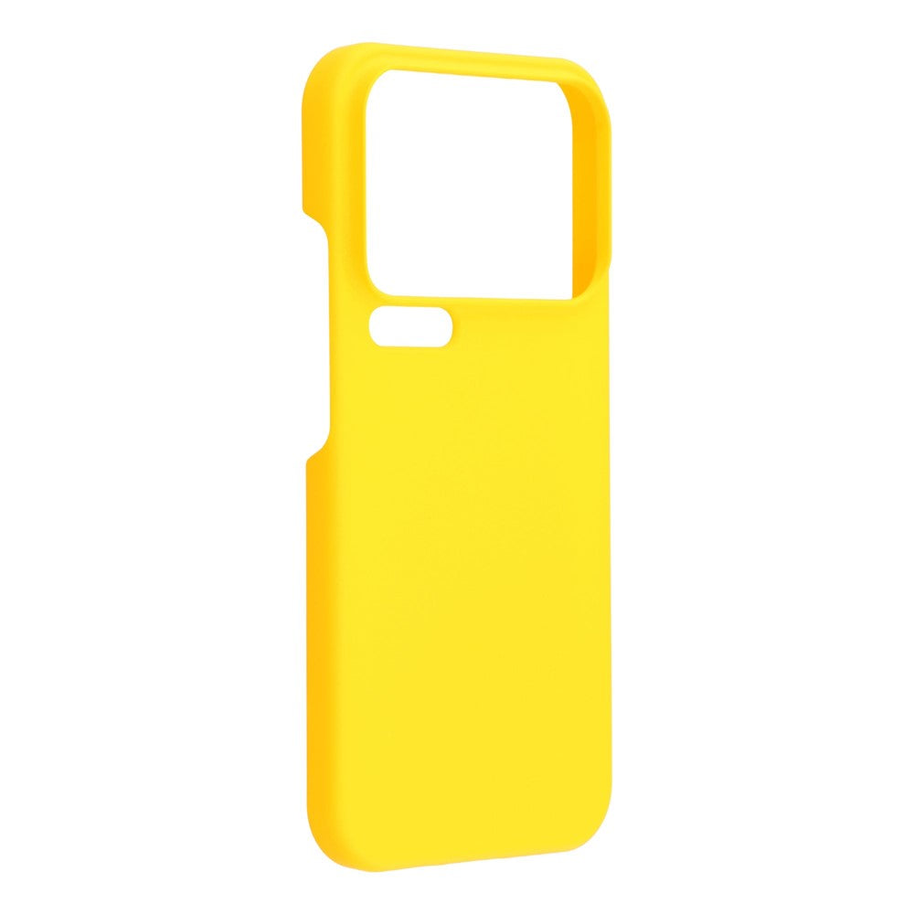 For Xiaomi 17 Pro Max Case Hard PC Drop Proof Frosted Minimalist Phone Cover - Yellow