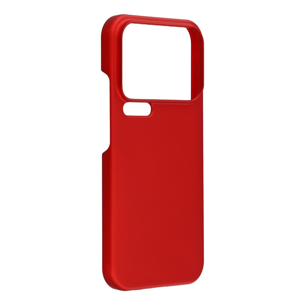 For Xiaomi 17 Pro Max Case Hard PC Drop Proof Frosted Minimalist Phone Cover - Red
