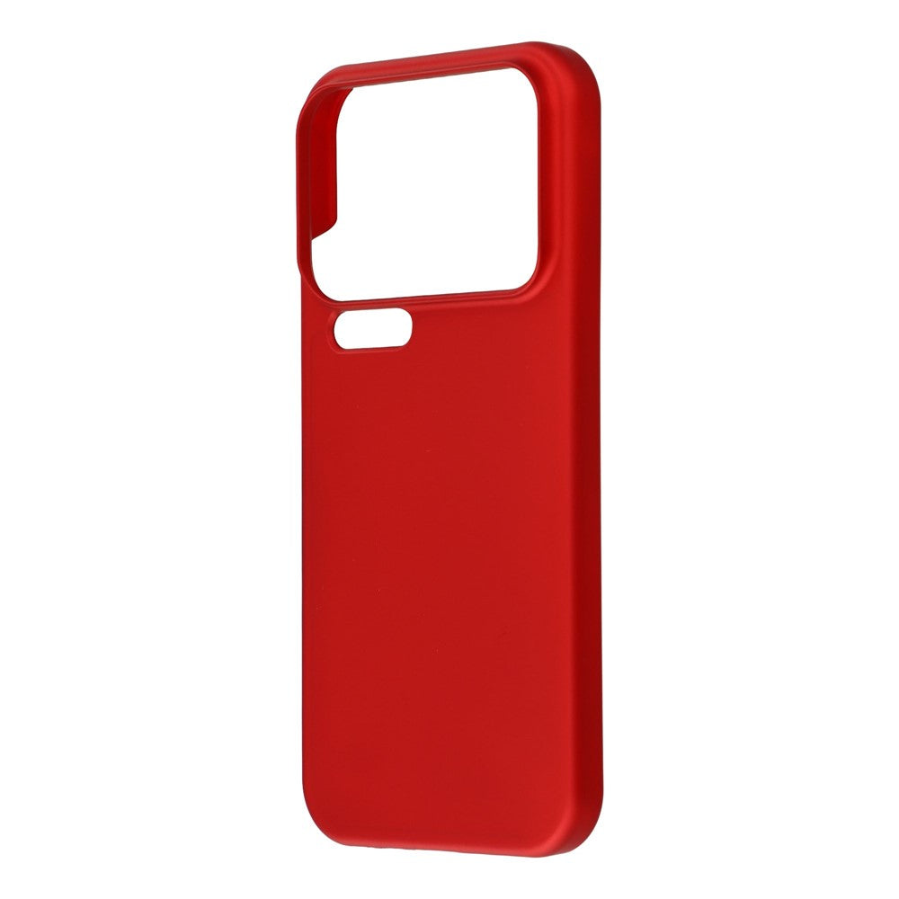 For Xiaomi 17 Pro Max Case Hard PC Drop Proof Frosted Minimalist Phone Cover - Red