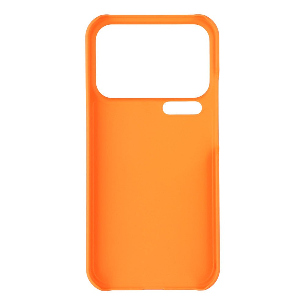 For Xiaomi 17 Pro Max Case Hard PC Drop Proof Frosted Minimalist Phone Cover - Orange