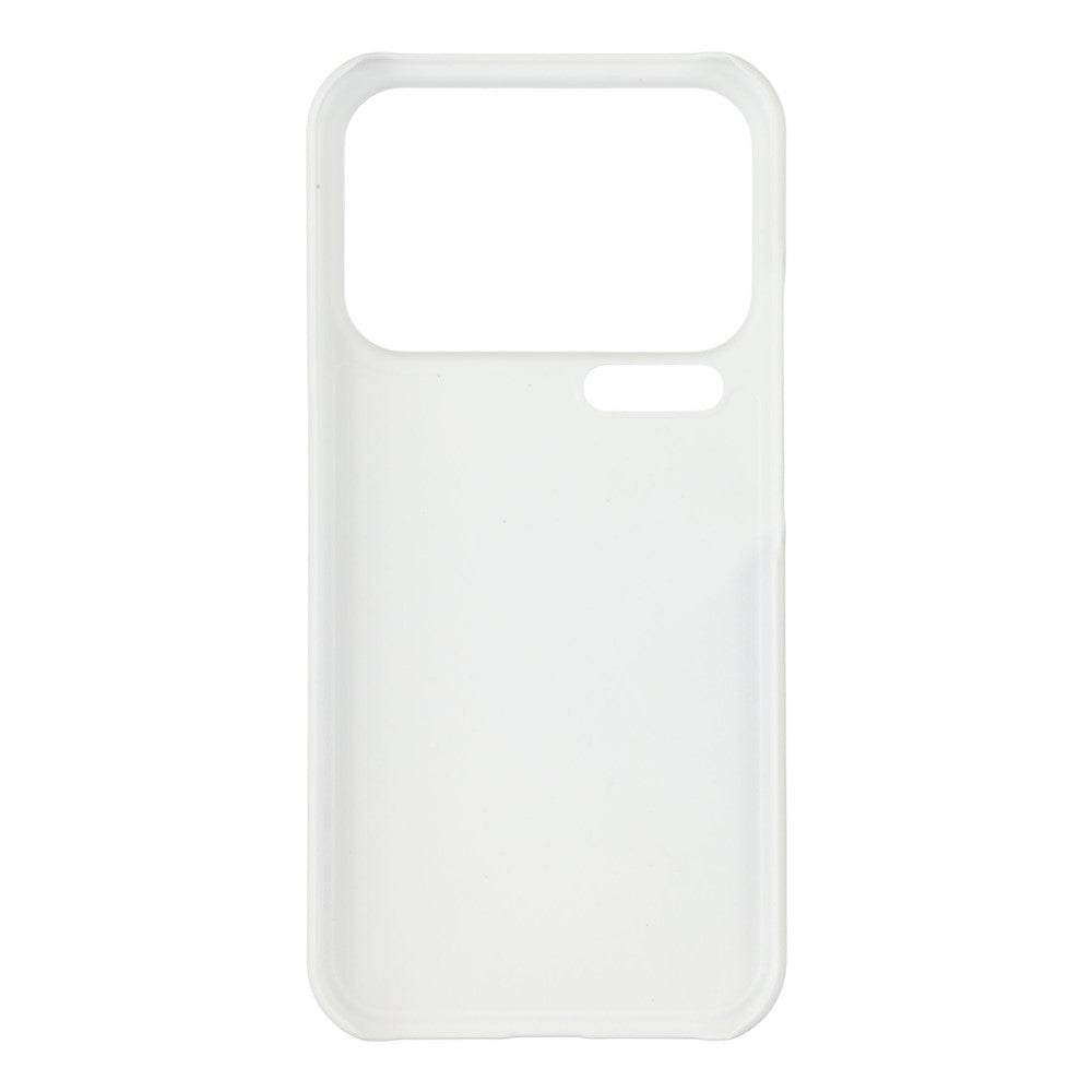 For Xiaomi 17 Pro Max Case Hard PC Drop Proof Frosted Minimalist Phone Cover - White