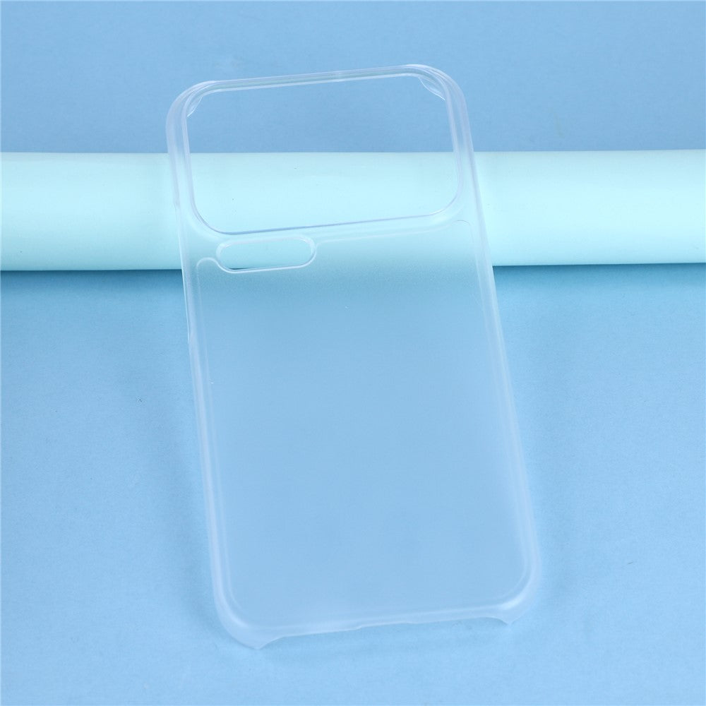 For Xiaomi 17 Pro Max Case Hard PC Drop Proof Frosted Minimalist Phone Cover - Transparent
