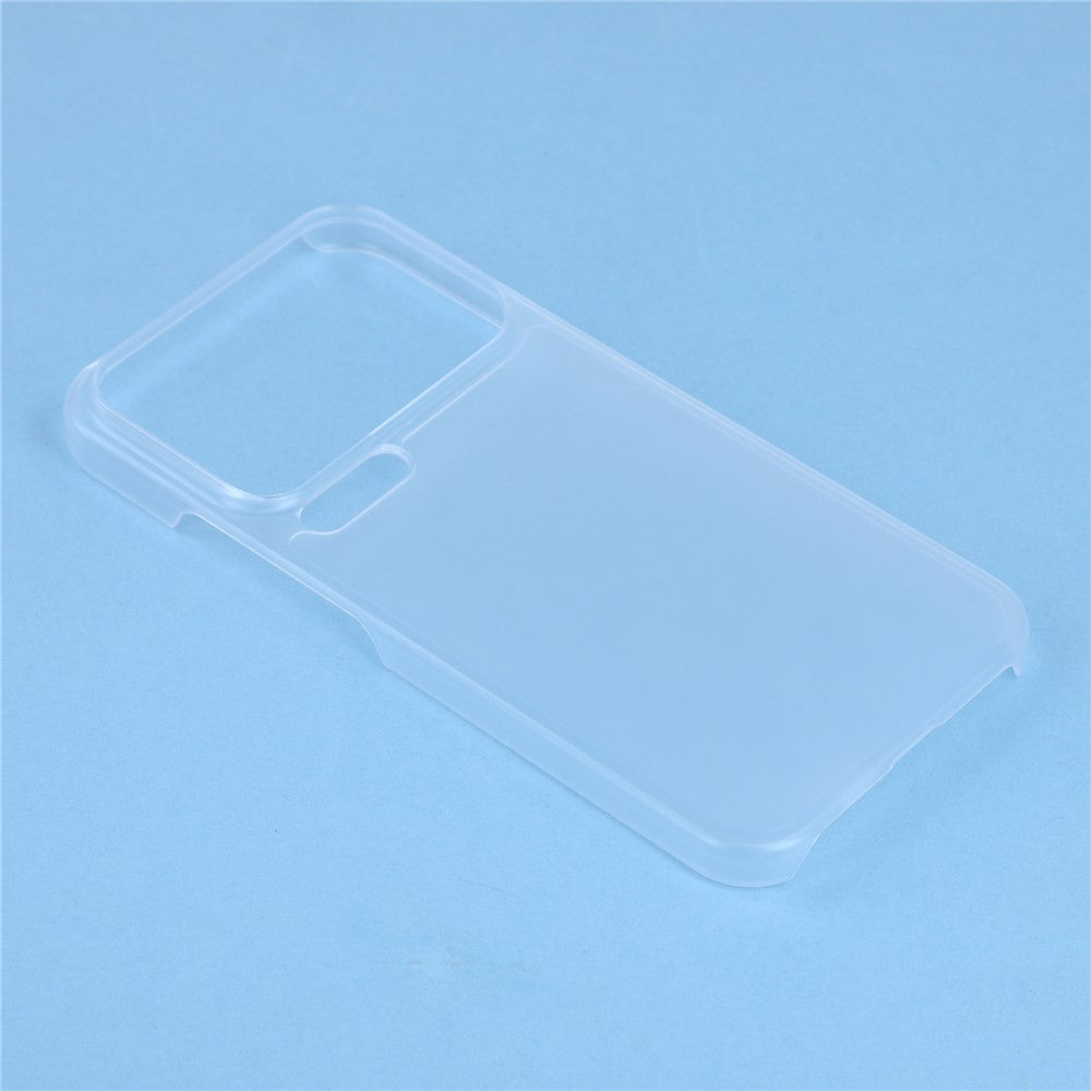 For Xiaomi 17 Pro Max Case Hard PC Drop Proof Frosted Minimalist Phone Cover - Transparent
