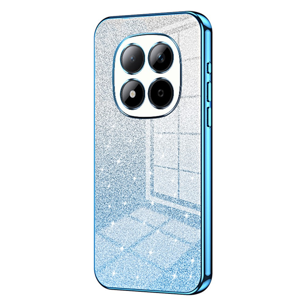 For Xiaomi Redmi Note 15 Pro 5G (Global) Case Electroplating Gradient Glitter TPU Phone Cover - Blue