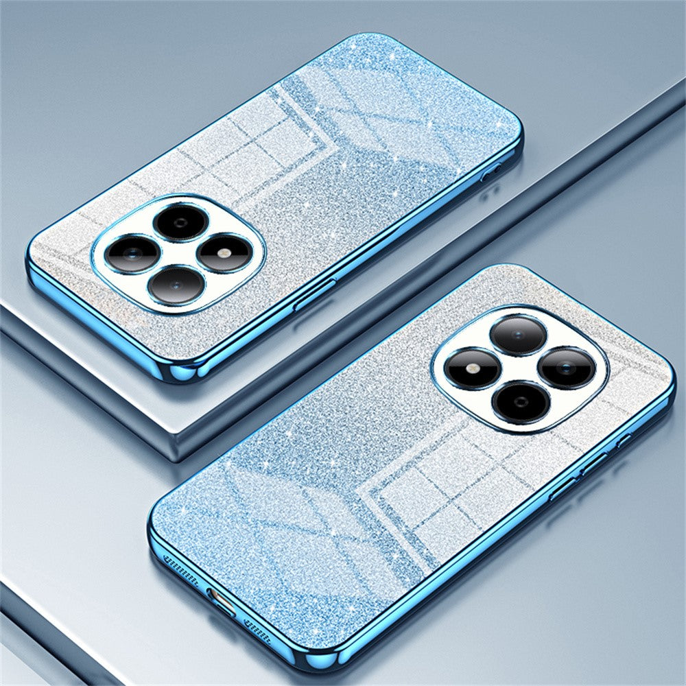For Xiaomi Redmi Note 15 Pro 5G (Global) Case Electroplating Gradient Glitter TPU Phone Cover - Blue