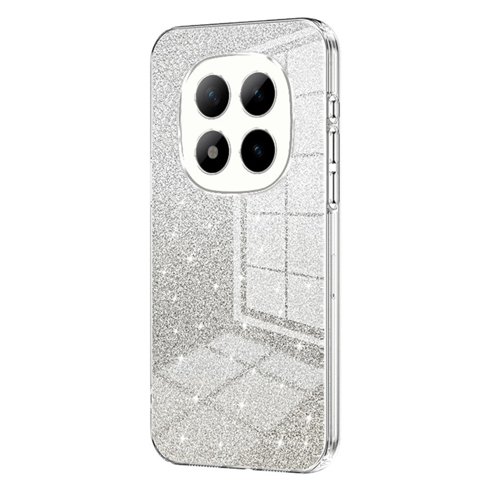 For Xiaomi Poco M8 Pro 5G / Redmi Note 15 Pro+ 5G (Global) Case Electroplating Gradient Glitter TPU Phone Cover - Transparent