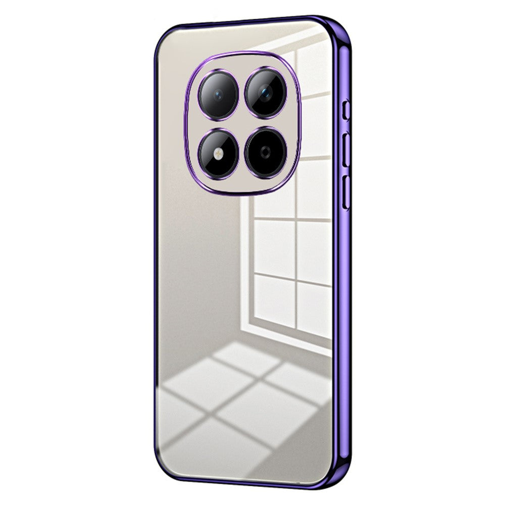 For Xiaomi Redmi Note 15 Pro 5G (Global) Case Electroplating Frame Soft TPU Phone Cover - Purple