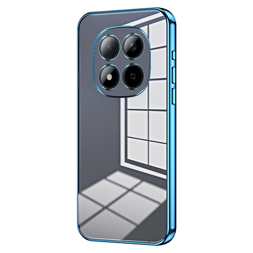 For Xiaomi Redmi Note 15 Pro 5G (Global) Case Electroplating Frame Soft TPU Phone Cover - Blue