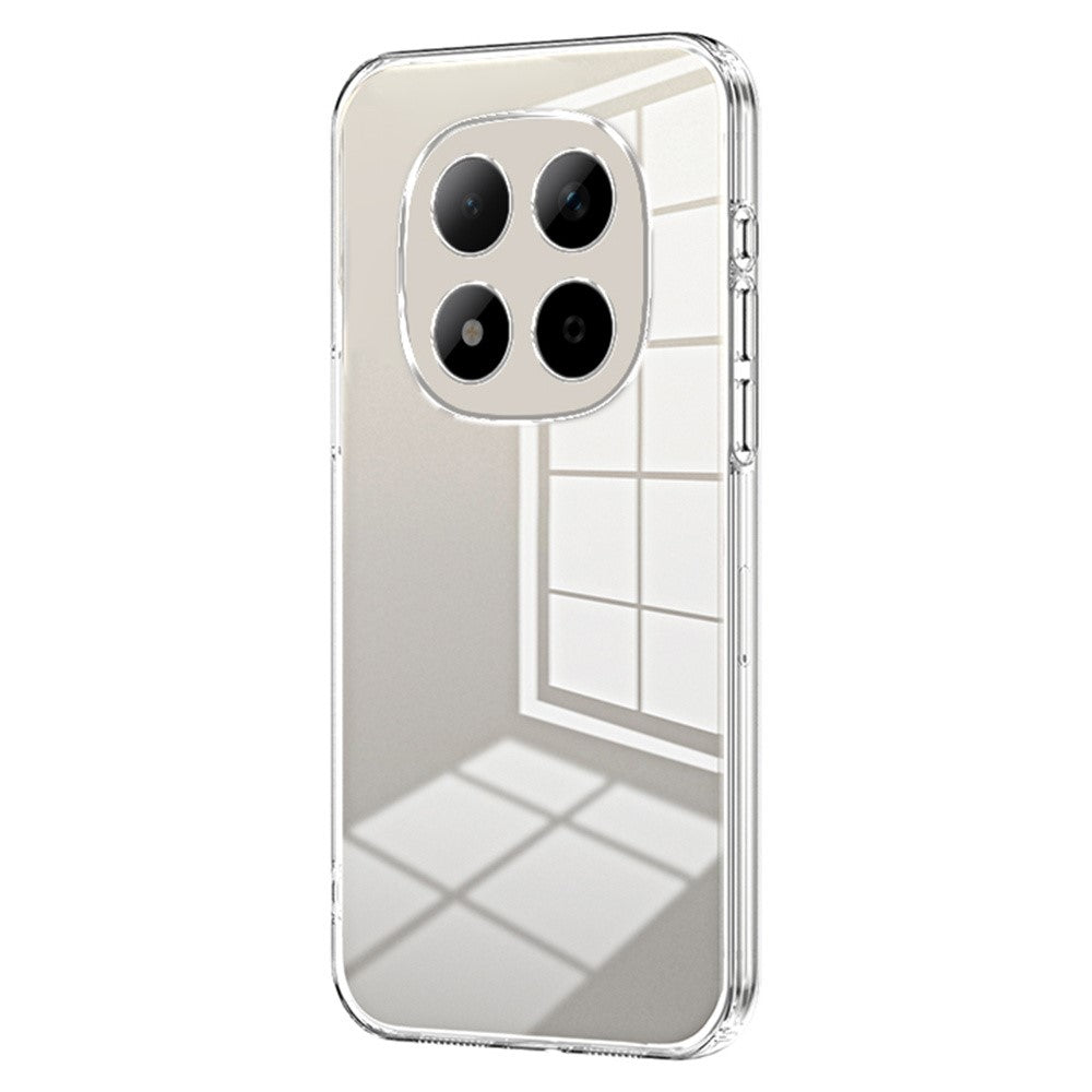 For Xiaomi Redmi Note 15 Pro 5G (Global) Case Electroplating Frame Soft TPU Phone Cover - Transparent