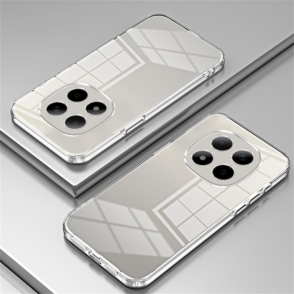 For Xiaomi Redmi Note 15 Pro 5G (Global) Case Electroplating Frame Soft TPU Phone Cover - Transparent