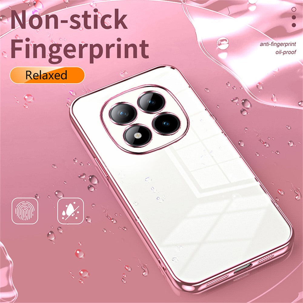 For Xiaomi Poco M8 Pro 5G / Redmi Note 15 Pro+ 5G (Global) Case Electroplating Frame Soft TPU Phone Cover - Purple
