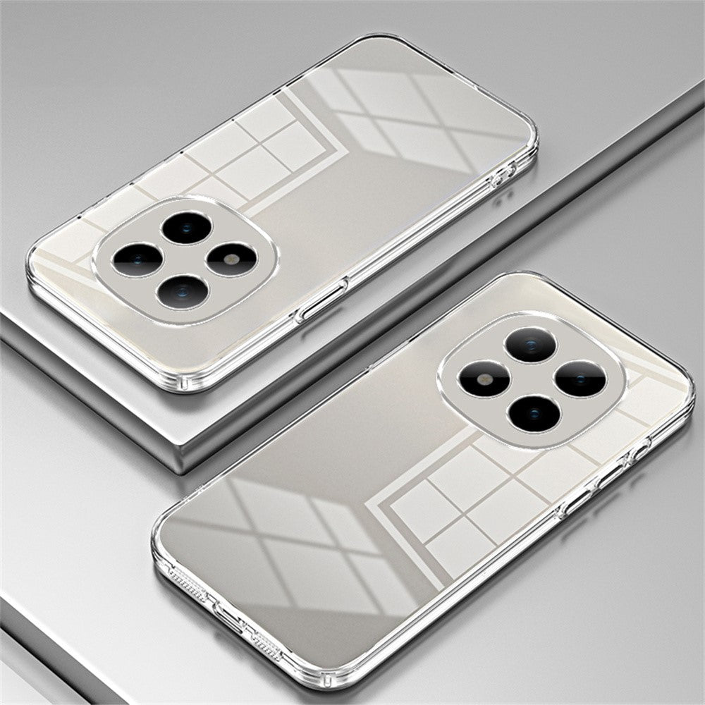 For Xiaomi Poco M8 Pro 5G / Redmi Note 15 Pro+ 5G (Global) Case Electroplating Frame Soft TPU Phone Cover - Transparent