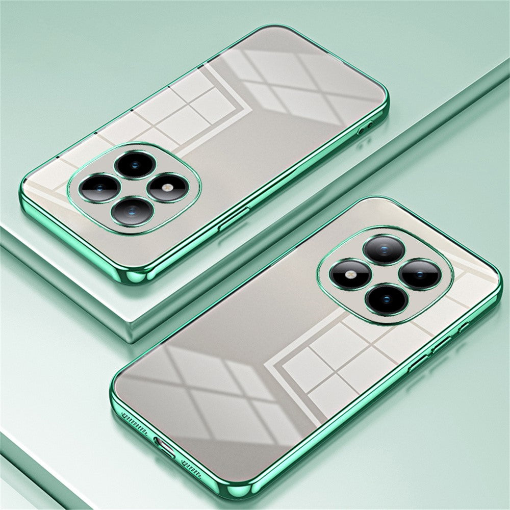 For Xiaomi Poco M8 Pro 5G / Redmi Note 15 Pro+ 5G (Global) Case Electroplating Frame Soft TPU Phone Cover - Green