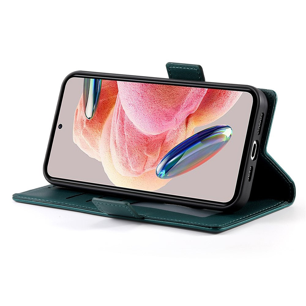 For Xiaomi 17 Pro Max Stand Case PU Leather Wallet Phone Cover - Blackish Green