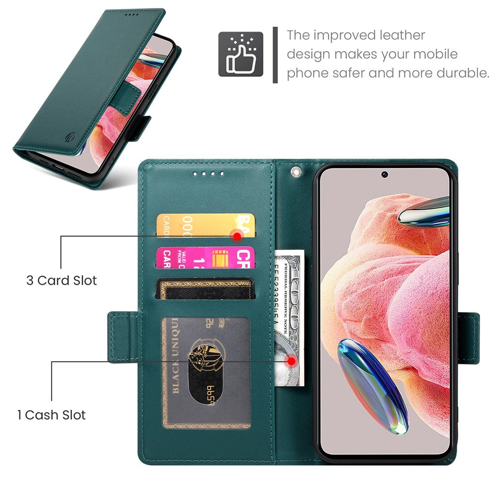 For Xiaomi 17 Pro Max Stand Case PU Leather Wallet Phone Cover - Blackish Green