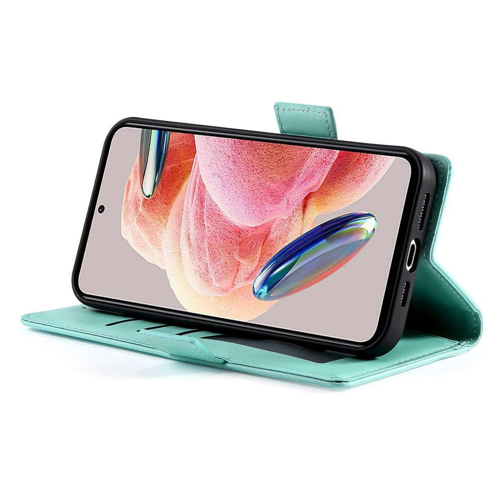 For Xiaomi 17 Pro Max Stand Case PU Leather Wallet Phone Cover - Mint Green