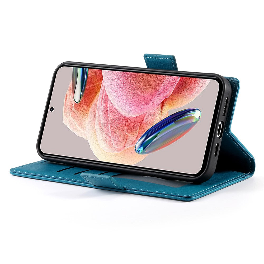 For Xiaomi 17 Pro Max Stand Case PU Leather Wallet Phone Cover - Blue