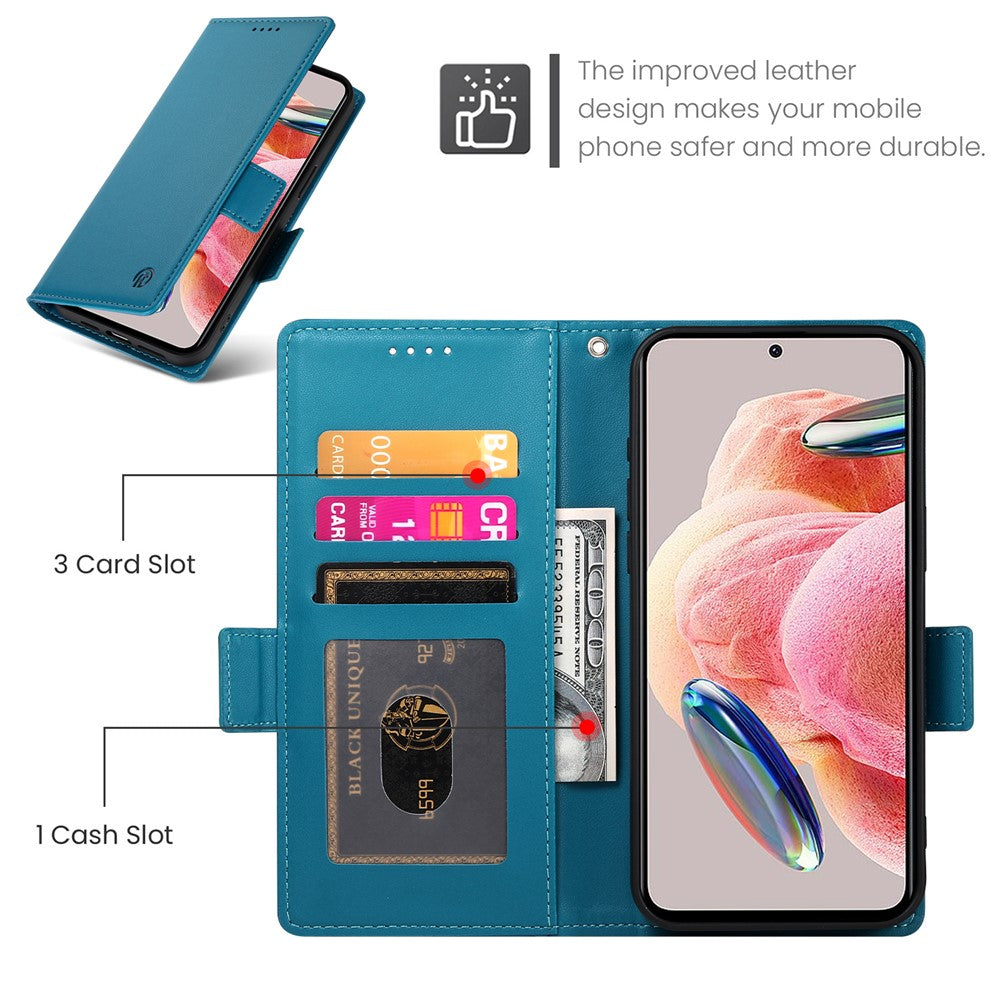 For Xiaomi 17 Pro Max Stand Case PU Leather Wallet Phone Cover - Blue