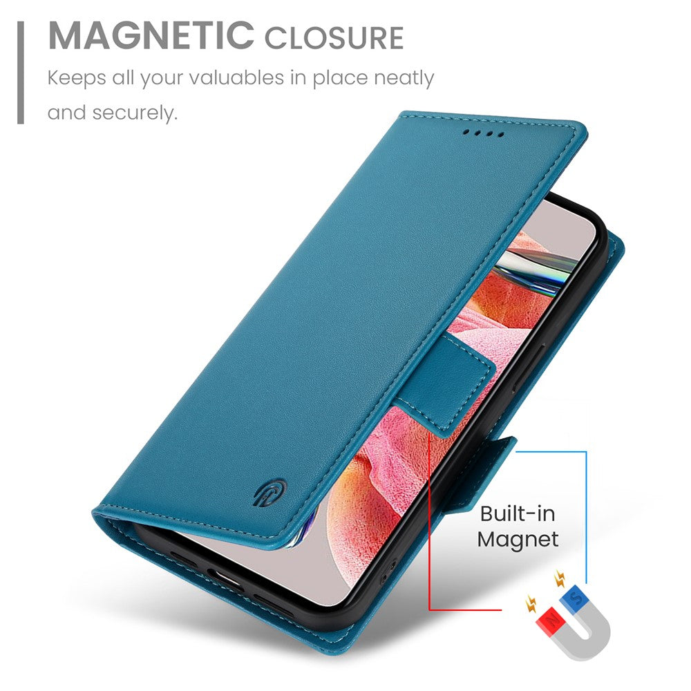 For Xiaomi 17 Pro Max Stand Case PU Leather Wallet Phone Cover - Blue