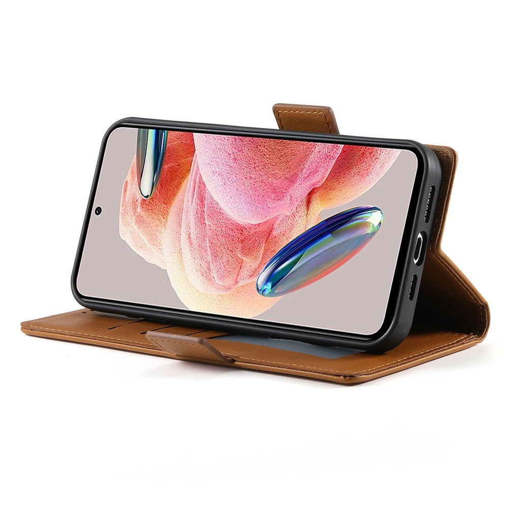 For Xiaomi 17 Pro Max Stand Case PU Leather Wallet Phone Cover - Brown