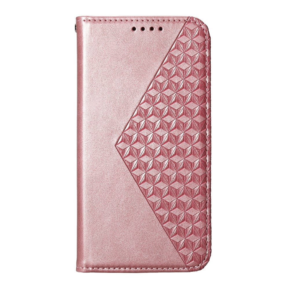 For Xiaomi 17 Pro Max Case Calf Texture PU Leather Wallet Phone Cover with Wrist Strap - Rose Gold