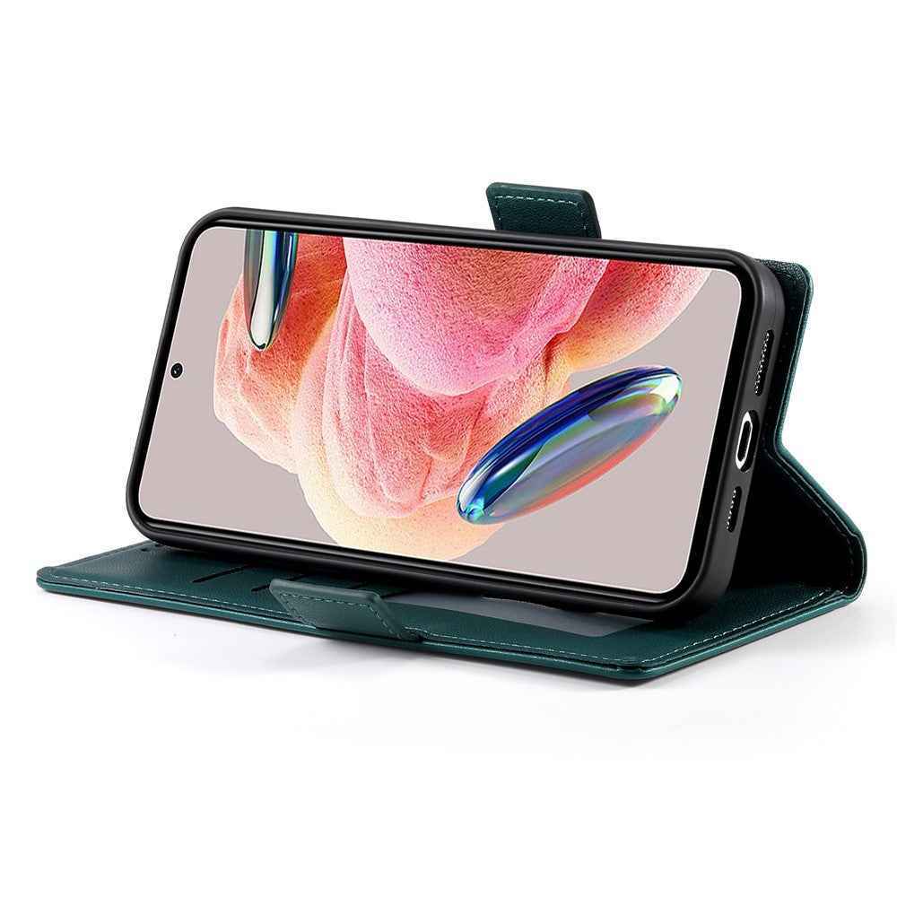 For Xiaomi 17 Pro Stand Case PU Leather Wallet Phone Cover - Blackish Green