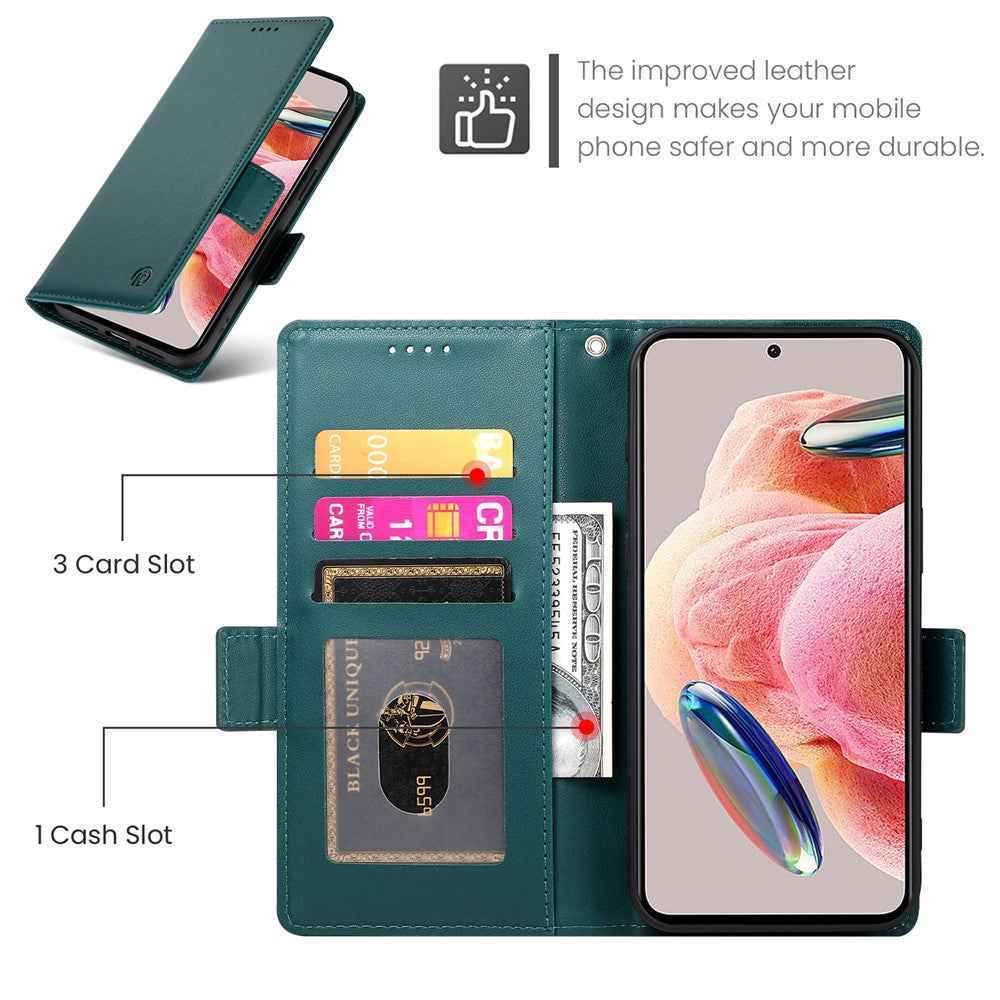 For Xiaomi 17 Pro Stand Case PU Leather Wallet Phone Cover - Blackish Green