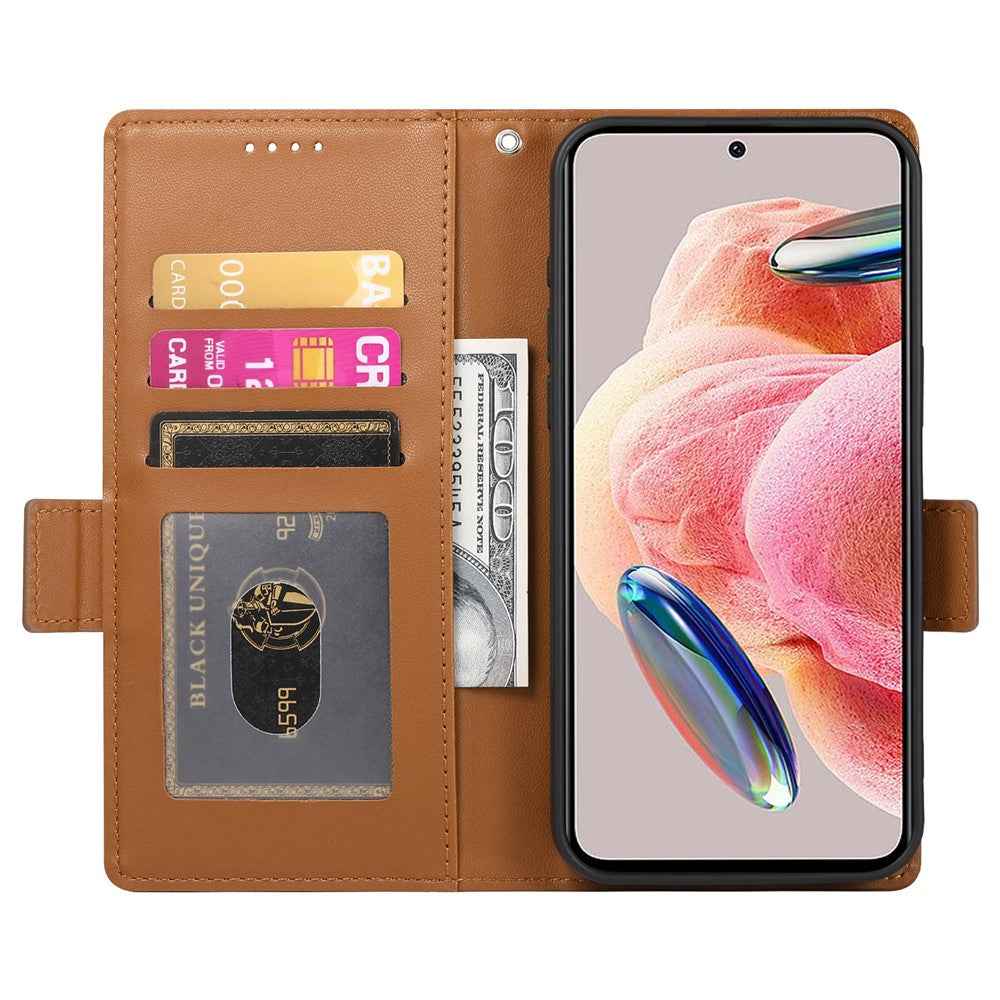 For Xiaomi 17 Pro Stand Case PU Leather Wallet Phone Cover - Brown