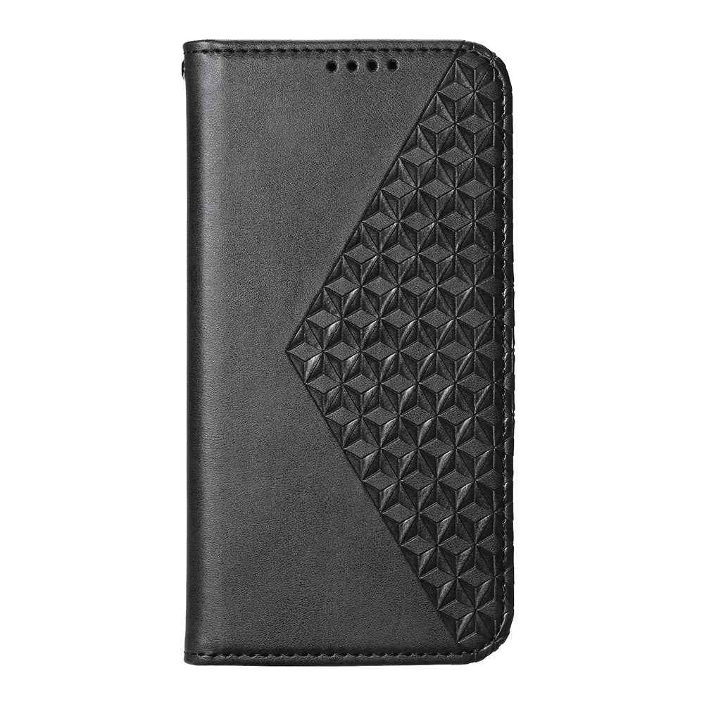 For Xiaomi 17 Pro Case Calf Texture PU Leather Wallet Phone Cover with Wrist Strap - Black